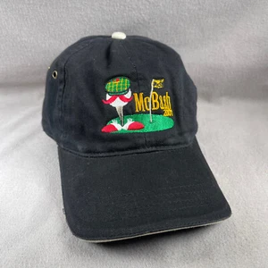 Mcbash 2007 Golfmütze Herren Einheitsgröße schwarz Strapback Kappe bestickt Golfen - Bild 1 von 10