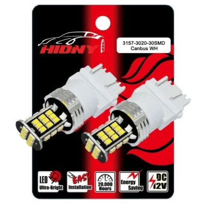 2xSuper Bright 2000-Lumen 30-LED 3157 4157 Blinker Turn Signal/Parking Light DRL - Image 1 of 4