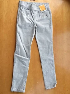 NWT Gymboree Starry Night Girls pull on pants Gray Coduroy  SZ 10 - Picture 1 of 2