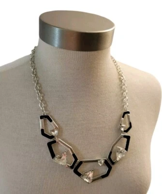 Collar Erica Lyons negro llamativo 24" de largo Foto 1 de 4