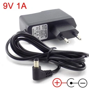 AC/DC 9V 1A Switching Power Supply adapter reverse polarity Negative Inside plug - Picture 1 of 5