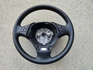 2006-2011 BMW E90 325i 328i 330i 335i HEATED steering wheel w/ buttons OEM - Picture 1 of 9