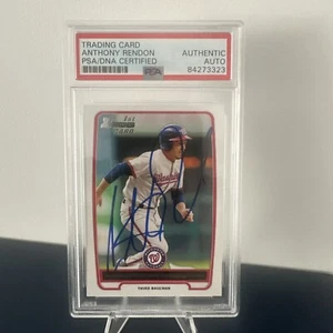2012 Bowman Chrome Rookie on card Autograph - Anthony Rendon PSA - Picture 1 of 2