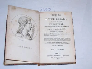 Arpa, J.F. de la:Historia de los doce Césares, traducida del latín suetonio, avecce - Imagen 1 de 1