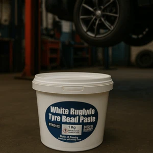 Tyre Bead Mounting Paste Ruglyde 1Kg White Soap High Quality like Rema Tip Top - Picture 1 of 8