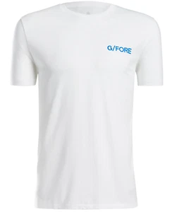 Camiseta de golf G/Fore GFORE monocromática círculo Gs para hombre - blanca - nueva con etiquetas - Imagen 1 de 6