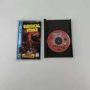 Surgical Strike Sega CD Complete With Manual Registration Card !Case Broken! - Picture 1 of 12