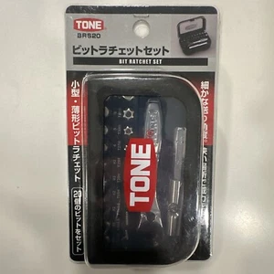 TONE Mini Bit Ratchet Set 1/4” Inch Bits 22 Piece Set - BRS20 Japan - New - Picture 1 of 16