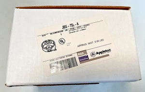 Appleton JBX-75L-A Caja de salida de conducto JBX de aluminio de 3/4" con orejetas de montaje - Imagen 1 de 5