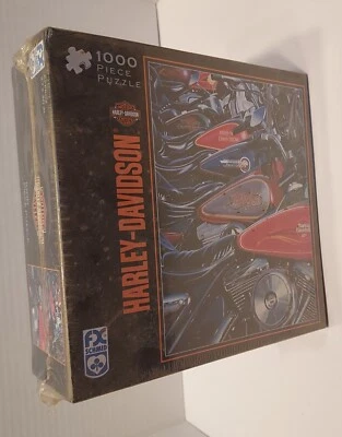 Rompecabezas Harley Davidson Thunder Row FX SCHMID 1000 piezas 2006 H-D con licencia oficial Foto 1 de 3
