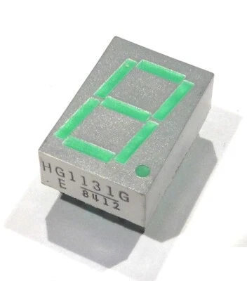 HG1131G - Afficheur 7 segments 13mm Vert anode commune Siemens - Photo 1/2