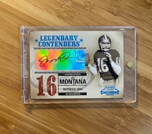 2002 PLAYOFF Legendary Contenders #46/63 JOE MONTANA Autograph Auto - Picture 1 of 2