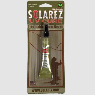 SOLAREZ UV-Cure Wader Repair & Sealer (5 Gram)~ Cures in Minutes! ~ Strong, Flex