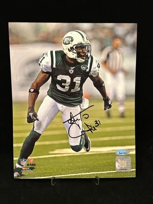 ANTONIO CROMARTIE AUTOGRAPHED 8X10 PHOTO NEW YORK JETS TRISTAR COA - Image 1 of 3