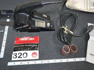 Porter Cable Kit #320 Abrasive  Planer with original Baseplate, Guard & Sleeve - Bild 1 von 13