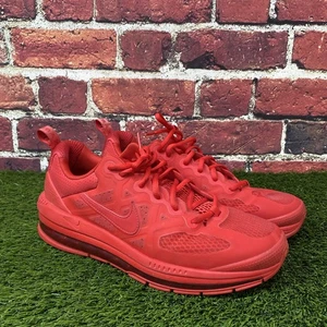 Nike Air Max Genome Triple Red University Red Athletic Sneakers Shoes Men’s 10.5 - Picture 1 of 13