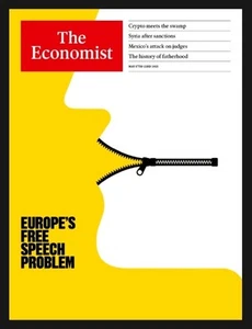The Economist Magazine May 17th - 23rd 2025 Free Speech Trump Putin RRP £9.99 - Picture 1 of 3