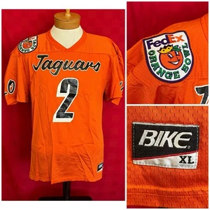 VINTAGE 1990s #2 Miami Lakes MLO Jaguars Orange Bowl Jersey Size Youth XL S Bike - Picture 1 of 13