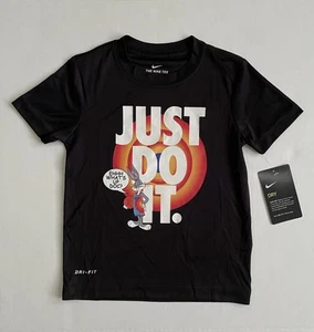 NWT Boys Nike Graphic T-Shirt Bugs Bunny Short Sleeve - Size 4 - FREE SHIPPING - Picture 1 of 9