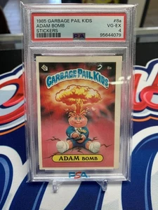 1985 Topps Garbage Pail Kids Adam Bomb #8a PSA 4 VG-EX - Picture 1 of 2