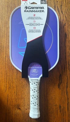 GAMMA Rainmaker 16mm Pickleball Paddle - Purple Brand New! - Image 1 of 3