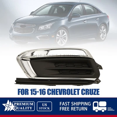 NEW Driver Side Fog Light Cover Bezel For 2015-2016 Chevrolet Cruze GM1038184 Foto 1 de 4