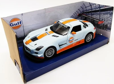 Motor Max 1/24 Scale 79646 - Mercedes Benz SLS AMG GT3 - Gulf - Image 1 of 4