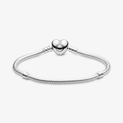 Bracciale Pandora Moments Con Chiusura a Cuore 590719 Bracelet Argento Moments - Bild 1 von 3