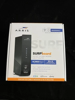ARRIS Surfboard SBG6950AC2 Cable Modem & Wi-fi Router - Image 1 of 3