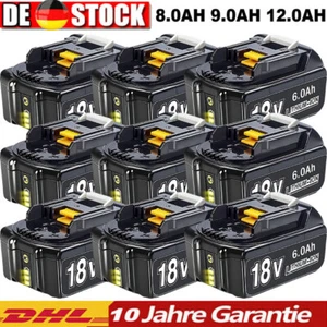 Batería para Makita 18V 6Ah 9Ah 12Ah BL1860B BL1850B BL1830B BL1860 BL1840 BL1815 NX - Imagen 1 de 17
