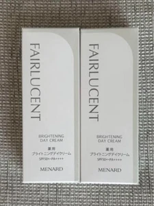 【2P SET】  MENARD FAIRLUCENT day cream white 40g x2 SPF50+ sunscreen makeup base - Picture 1 of 2