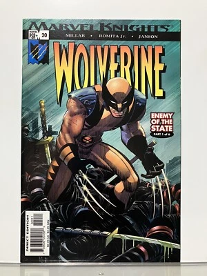 WOLVERINE #20 (2004) MARVEL COMICS- MARVEL KNIGHTS- JOHN ROMITA JR. COVER VF-NM - Image 1 of 4