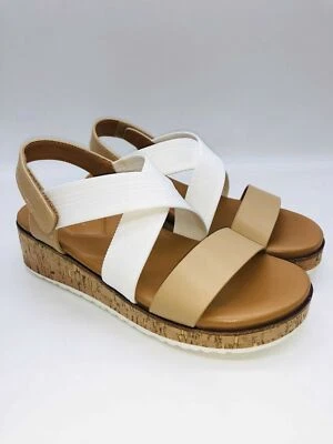 Sandalia de tacón de corcho con cuña con correa Palermo Kensie para mujer Foto 1 de 4
