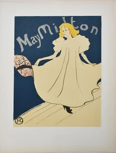 HENRI DE TOULOUSE-LAUTREC-French Impressionist-10 Reproduction Lithographs-1946 - Picture 1 of 11