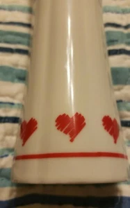 Vintage FTD Speziell für Sie! Rote Kritzelherz Vase. Make in Korea. FTDA - Bild 1 von 8