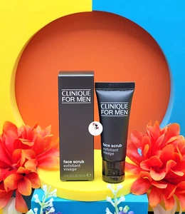 Clinique For Men Face Scrub 0.5oz/15ml Travel Size New with Box Free Shipping - Picture 1 of 5