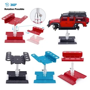 Aluminiumlegierung Modell Reparaturstation Arbeitsständer drehbar 360° für 1/8 1/10 RC Auto - Bild 1 von 15