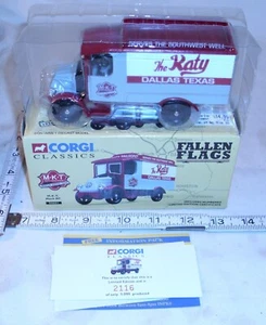 CORGI CLASSICS FALLEN FLAGS THE KATY RAILWAY MACK AC BUS NEW IN BOX 50601 - Picture 1 of 2