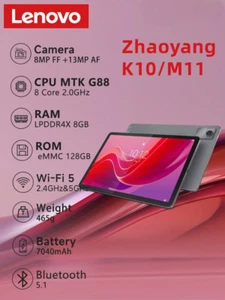 Tablet Lenovo Tab M11 (K10), 8 GB RAM 128 GB NUEVA, (11 pulgadas), Mediatek Helio G88 - Imagen 1 de 13