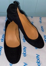 anya suede block heels