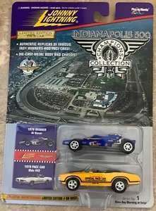 Al Unser 1970 Indianapolis 500 Champion Johnny Lightning w Olds 442 Pace Car Set - Picture 1 of 4