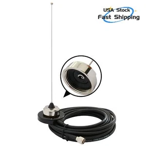 NMO 155-174MHz Antena NMO Uchwyt magnetyczny VHF MINI RG58 Kabel do radia mobilnego - Zdjęcie 1 z 3