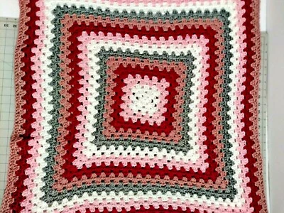 Новая мягкая детская люлька колыбель одеяло ручной работы вязаное крючком - Изображение 1 из 4