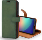 Snakehive Samsung Galaxy S23 Leather Case | Genuine Wallet Green