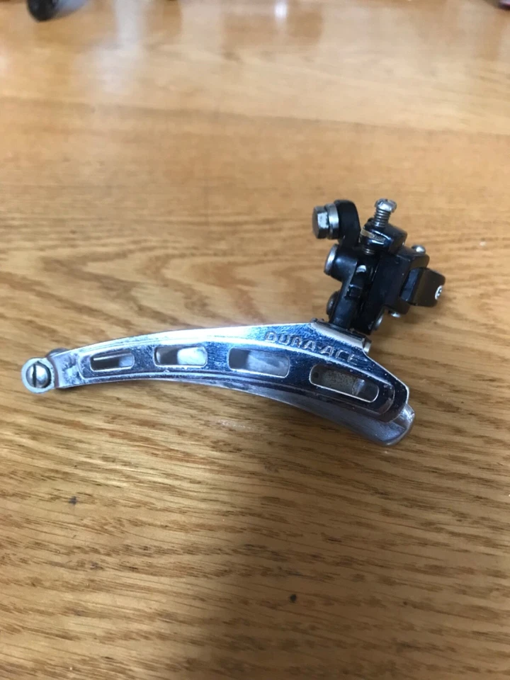 EARLY 1ST GEN DURA ACE  FRONT MECH BAND ON IN BLACK IN NICE CONDITION - Image 1 of 4