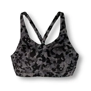 Athleta Camo Sports Bra Sz 36B Advance Athletic Activewear Gym Workout - Picture 1 of 7