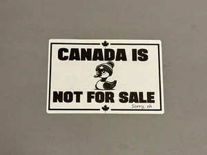 CANADA IS NOT FOR SALE Slap Stickers (Lot) - Picture 1 of 2