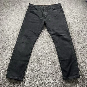 Vintage Levis Jeans Mens 34 Black 512 Casual Straight Denim Streetwear - Picture 1 of 16