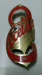 Excelsior bicycle Head Badge Tag Emblem - Picture 1 of 6