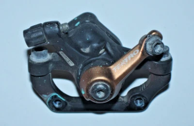 Pinza de freno de disco mecánica trasera TekTRO IO negra 74 mm montaje en poste remitente EE. UU.:) Foto 1 de 4